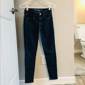 AEO dark wash jeans